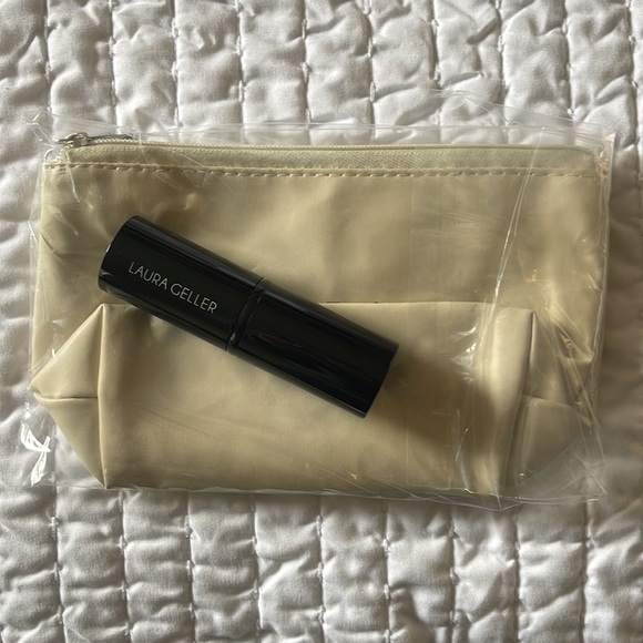 NWT-Laura Geller 25th edition make up bag and Retractable Airbrush-KABUKI BRUSH - Picture 5 of 5